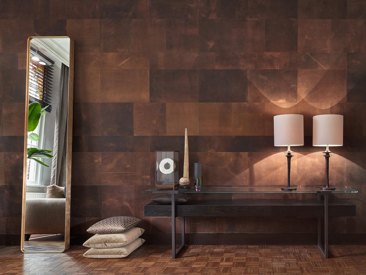 Wandbekleding leer interieur trends Realiseer je droomhuis