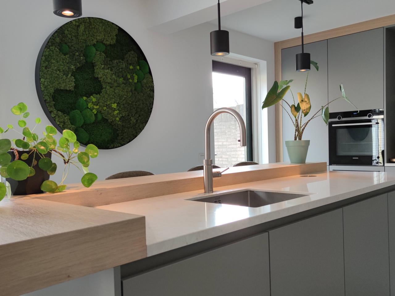 Mos wandbekleding schilderij trend interieur REALISEER JE DROOMHUIS