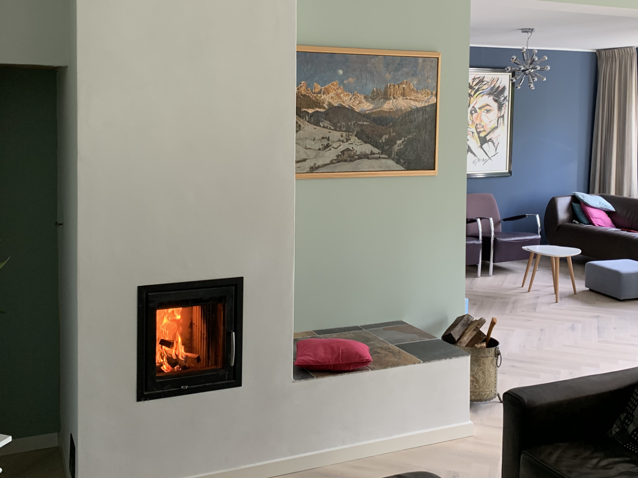 Haarden leemkachel inspiratie droomhuis