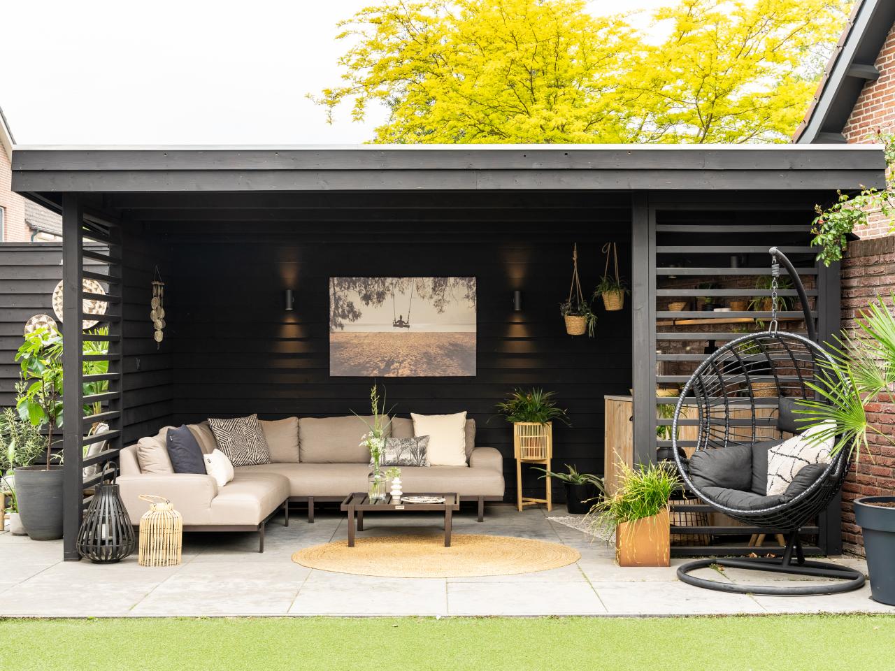 Tuinhuis Overkapping inspiratie trends REALISEER JE DROOMTUIN