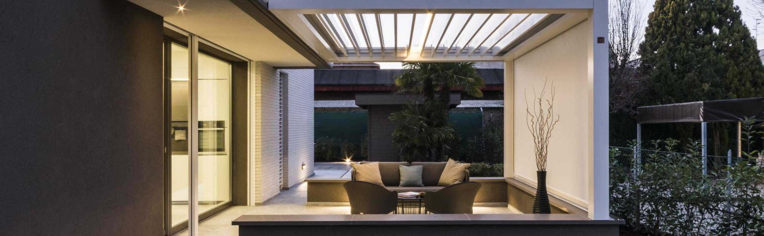 Beurs Eigen Huis Corradi terrasoverkapping tuin pergola screen