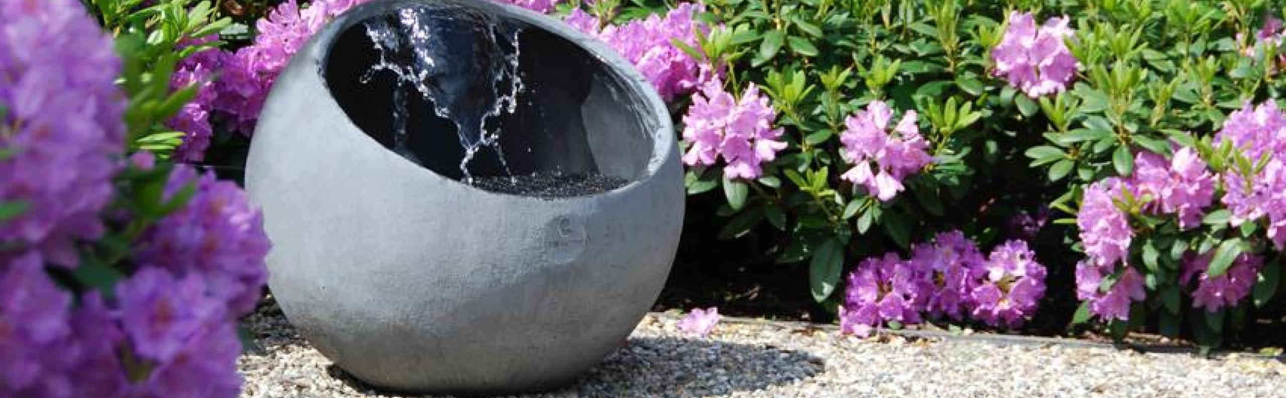 Beurs Eigen Huis Creastone tuin waterornamenten