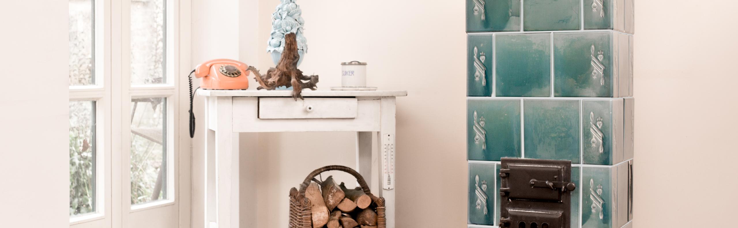 Beurs EIgen Huis Gloed Tegelkachels kachel haard verwarmen droomhuis