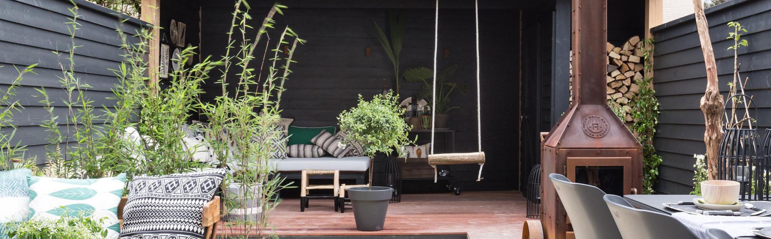 Beurs Eigen Huis Jan de Boer tuinhuizen tuin tuinhuis overkapping