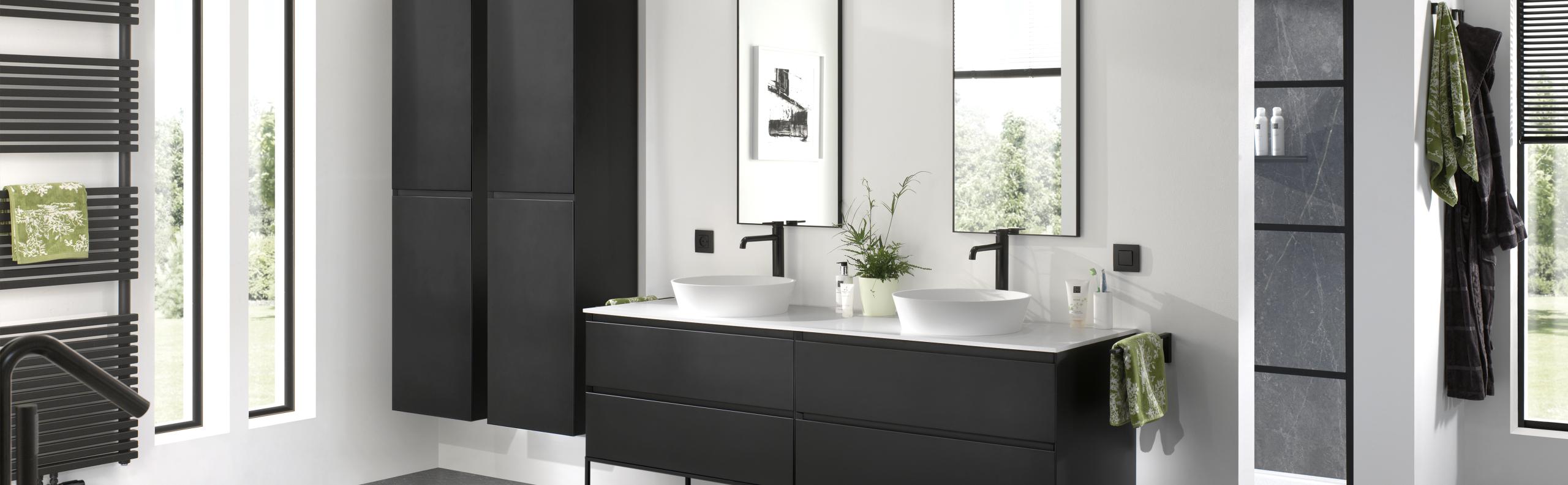 BLOG zwart accenten in badkamer trends Beurs Eigen Huis