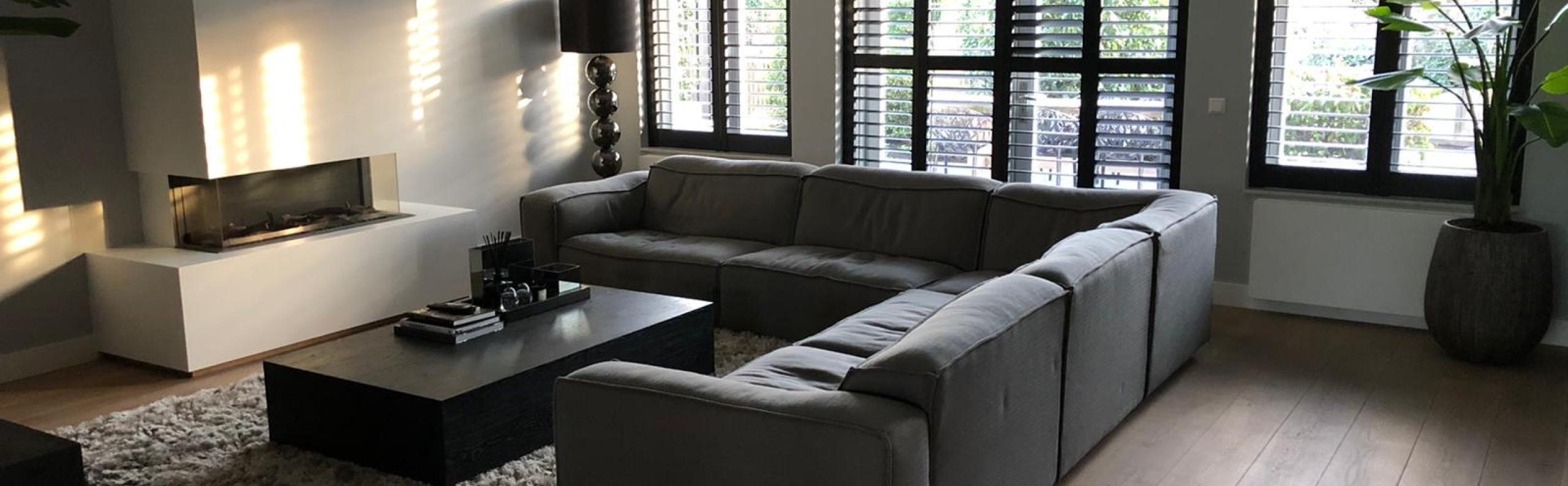 Shutters raambekleding interieur droomhuis Beurs Eigen Huis