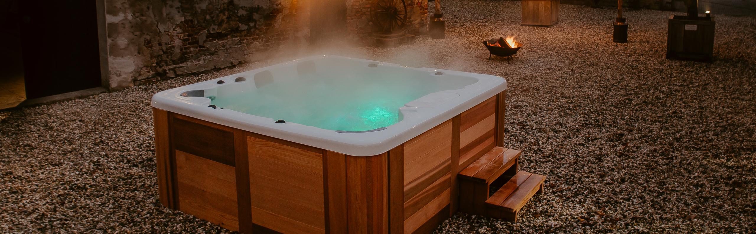 wellness, hottub, bubbelbad, ontspannen, droomtuin, realiseer je droomhuis