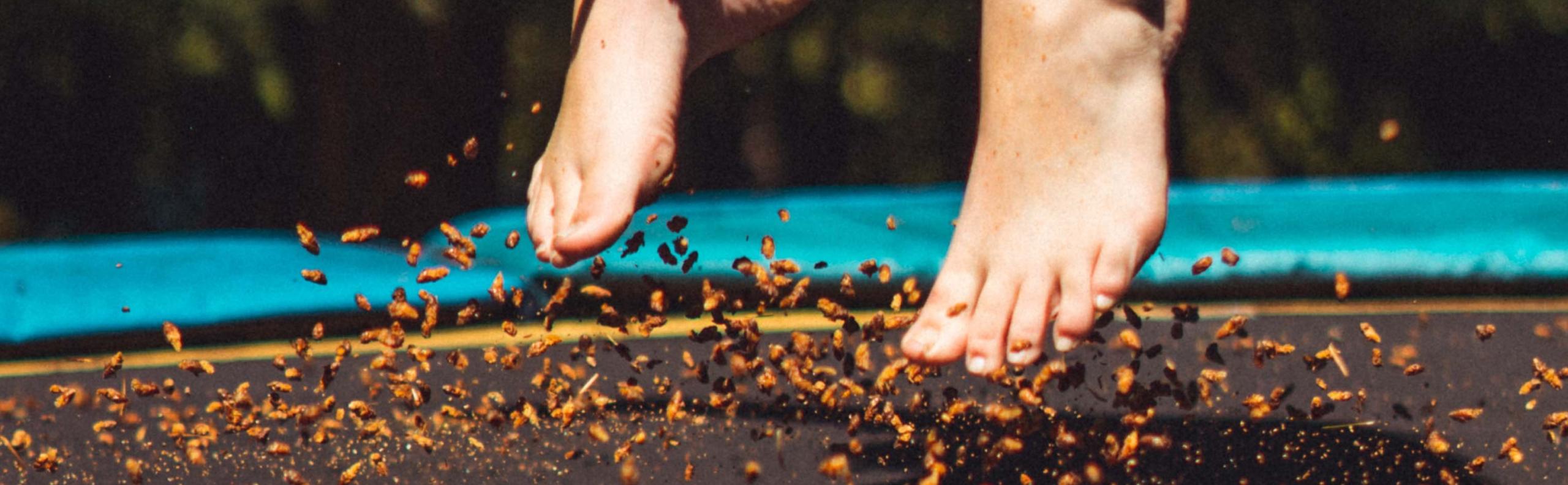 trampoline voeten realiseer je droomhuis