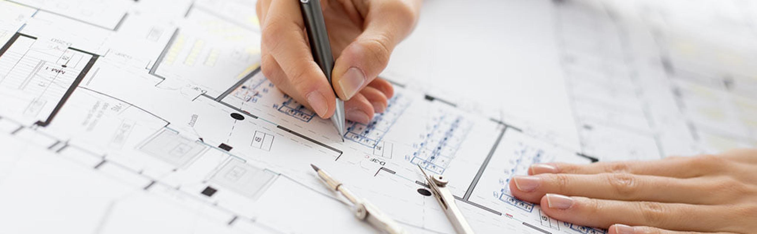 schets bouwtekening beurs eigen huis