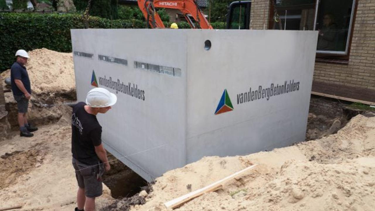 Beurs Eigen Huis Van den Berg Betonkelders prefab kelders wijnkelder