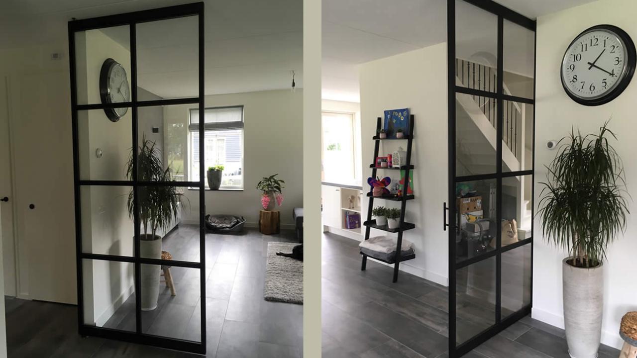Beurs Eigen Huis Gerritsen metaaltechinek Stalen deuren met glas