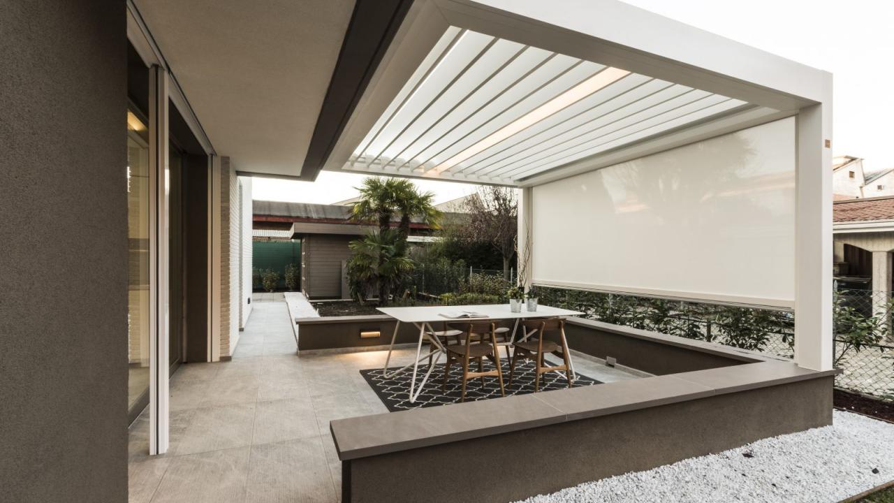 Beurs Eigen Huis Corradi terrasoverkapping tuin pergola screen