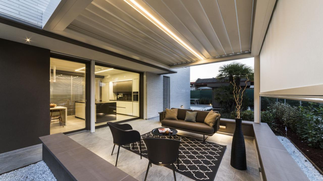 Beurs Eigen Huis Corradi terrasoverkapping tuin pergola screen