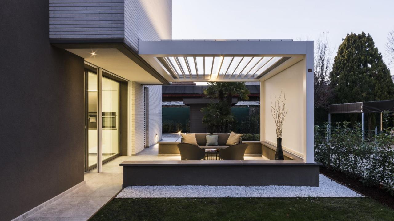 Beurs Eigen Huis Corradi terrasoverkapping tuin pergola screen