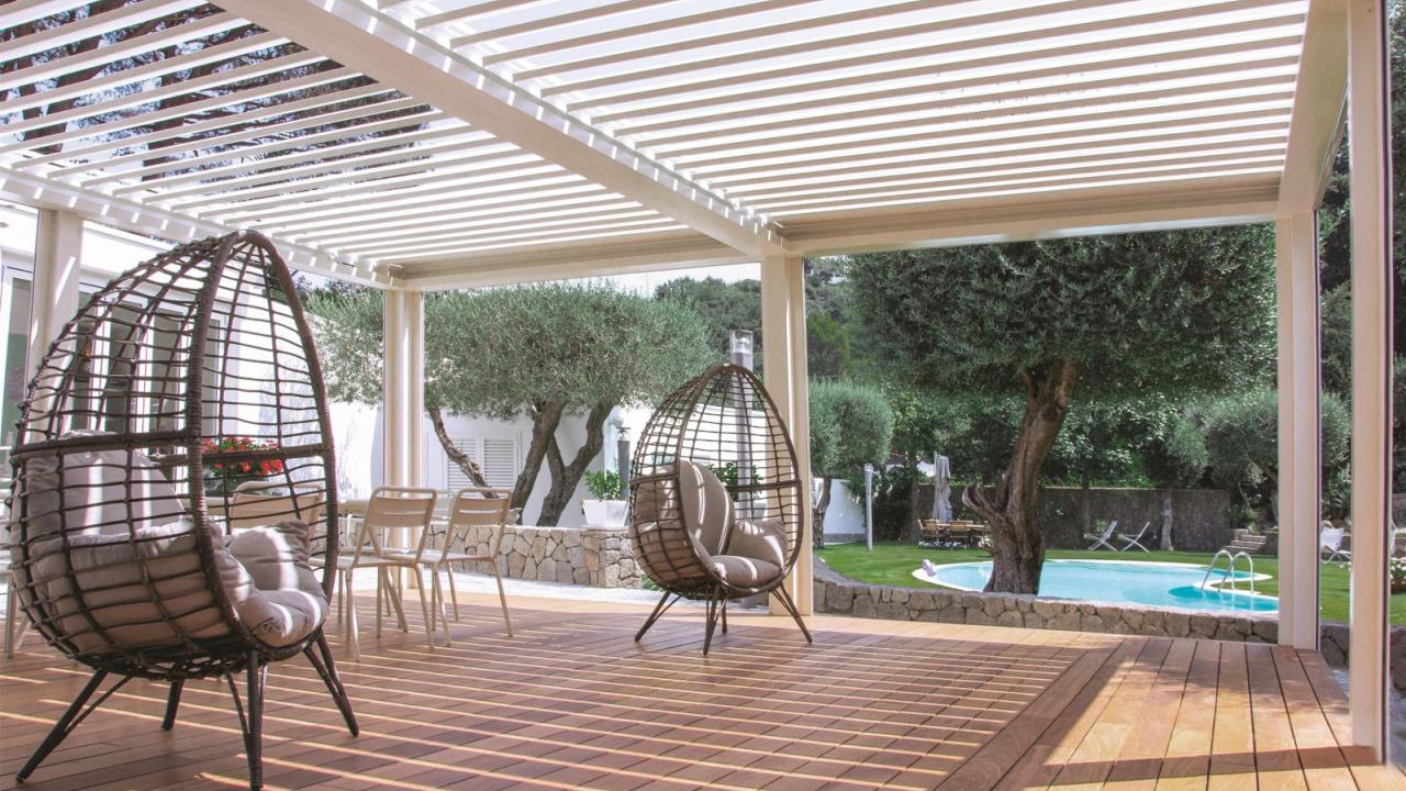 Beurs Eigen Huis Corradi terrasoverkapping tuin pergola screen