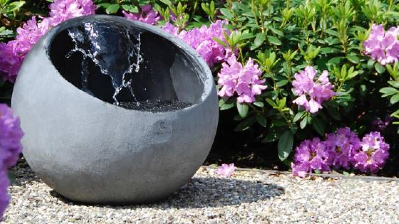 Beurs Eigen Huis Creastone tuin waterornamenten