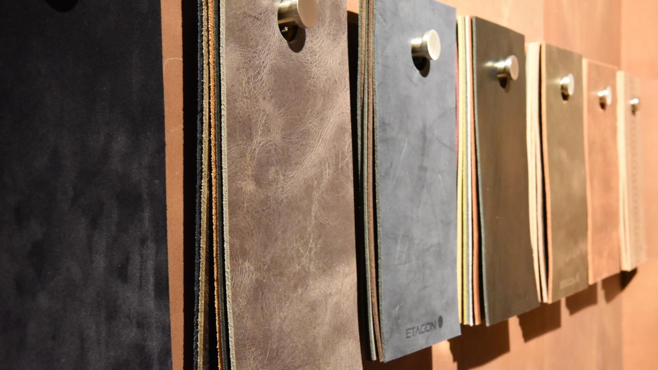 Beurs Eigen Huis Etagon exclusieve lederen vloeren en wanden