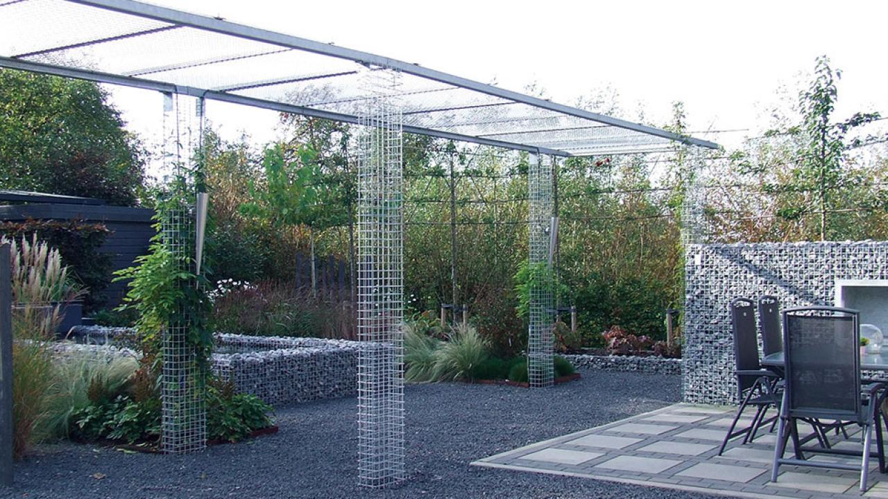 Beurs Eigen Huis Gardeco tuin tuinhaard schanskorf buitenhaard 