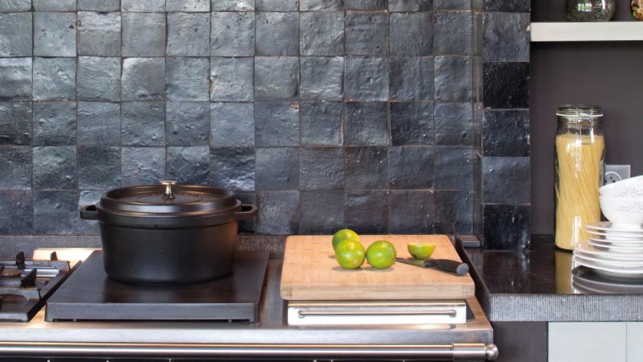 Beurs Eigen Huis Impermo tegels vloer wand natuursteen zelliges