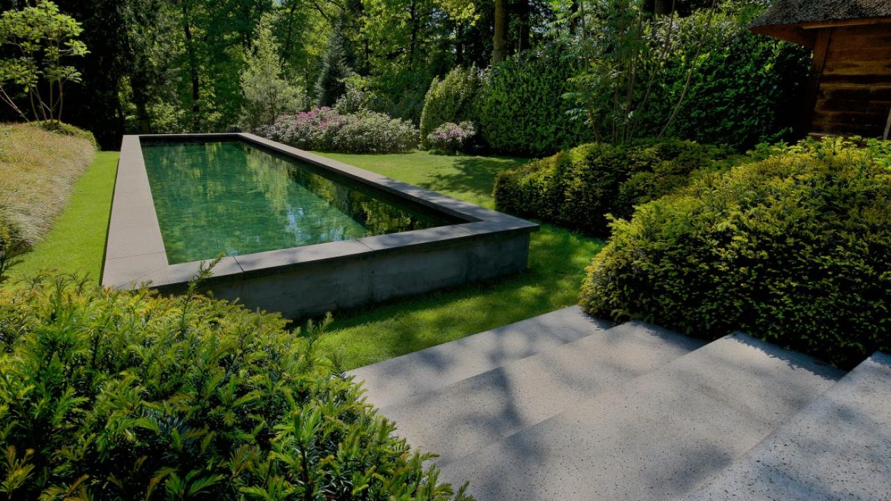 Beurs Eigen Huis Schellevis beton tegels tuin