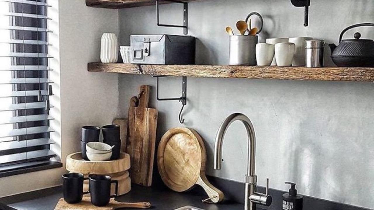 Beurs Eigen Huis - InsideBlinds keuken wastafel, wanddecoratie