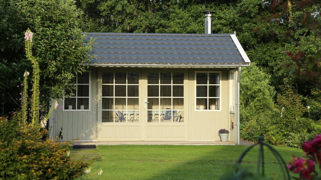Beurs Eigen Huis Jan de Boer tuinhuizen tuin tuinhuis overkapping