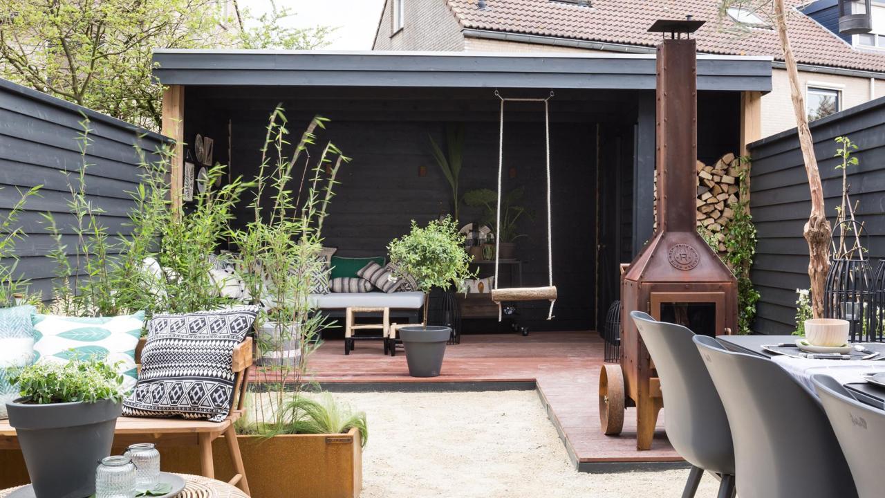 Beurs Eigen Huis Jan de Boer tuinhuizen tuin tuinhuis overkapping