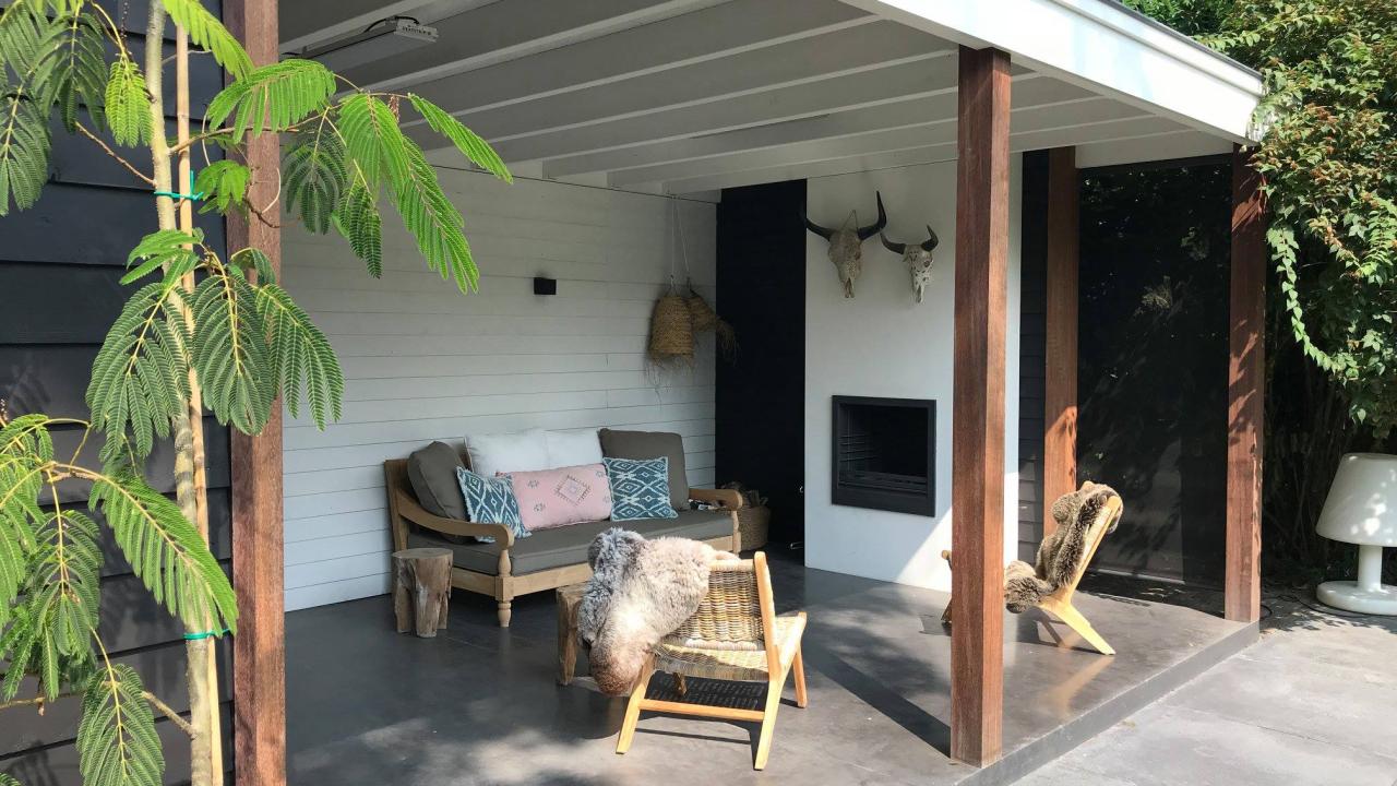 Beurs Eigen Huis Jan de Boer tuinhuizen tuin tuinhuis overkapping