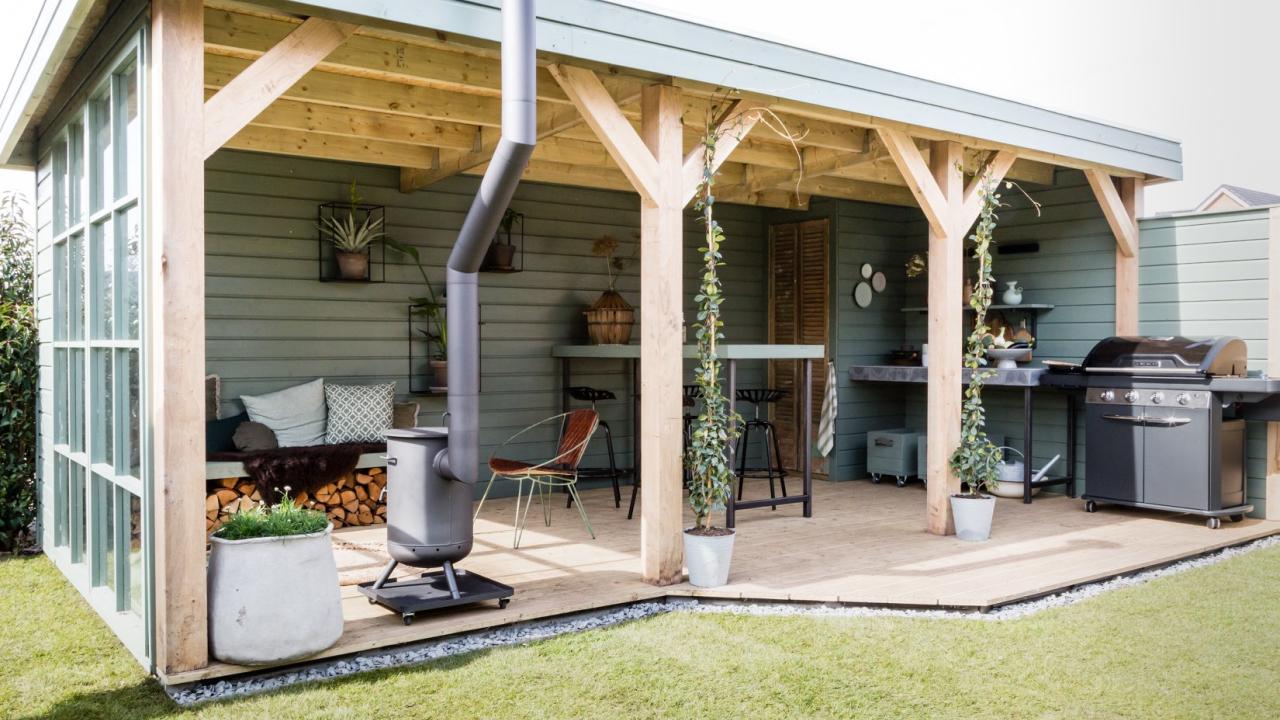 Beurs Eigen Huis Jan de Boer tuinhuizen tuin tuinhuis overkapping
