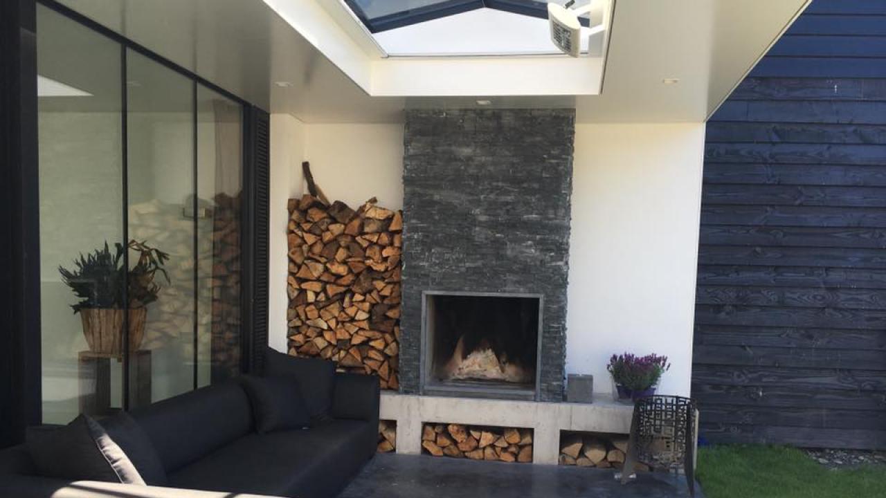 Beurs Eigen Huis Niek Roos lichtkoepels overkapping tuin terras