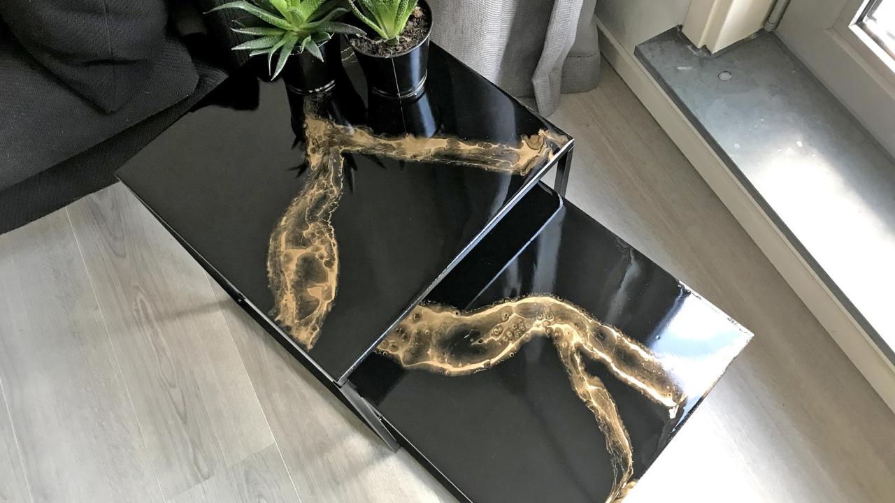 Beurs Eigen Huis - My Resin bijzettafel