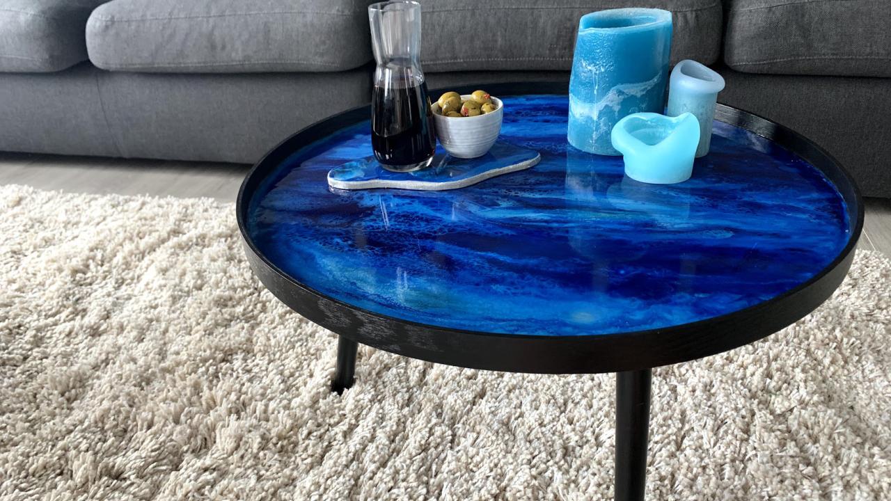 Beurs Eigen Huis - My Resin bijzettafel
