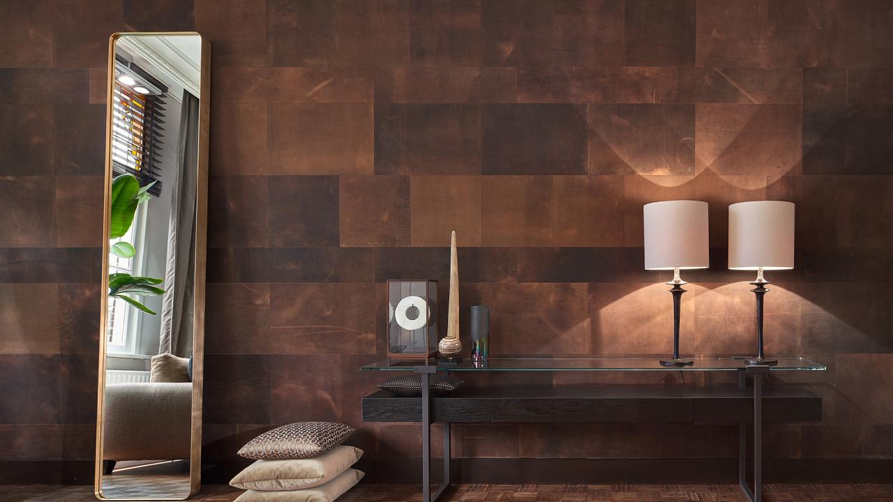 Wandbekleding leer interieur trends Realiseer je droomhuis