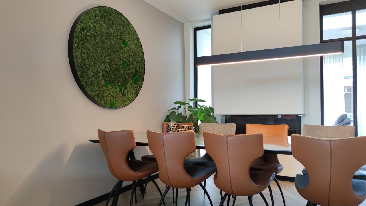 Mos wandbekleding schilderij trend interieur REALISEER JE DROOMHUIS