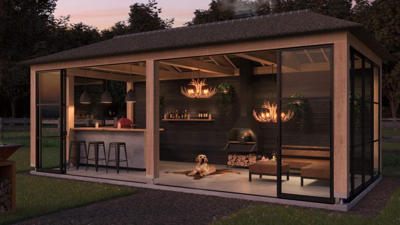 Buitenkeuken Tuinhuis Kantoor REALISEER JE DROOMHUIS Beurs Eigen Huis
