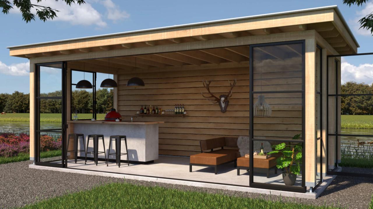 Buitenkeuken Tuinhuis Kantoor REALISEER JE DROOMHUIS Beurs Eigen Huis