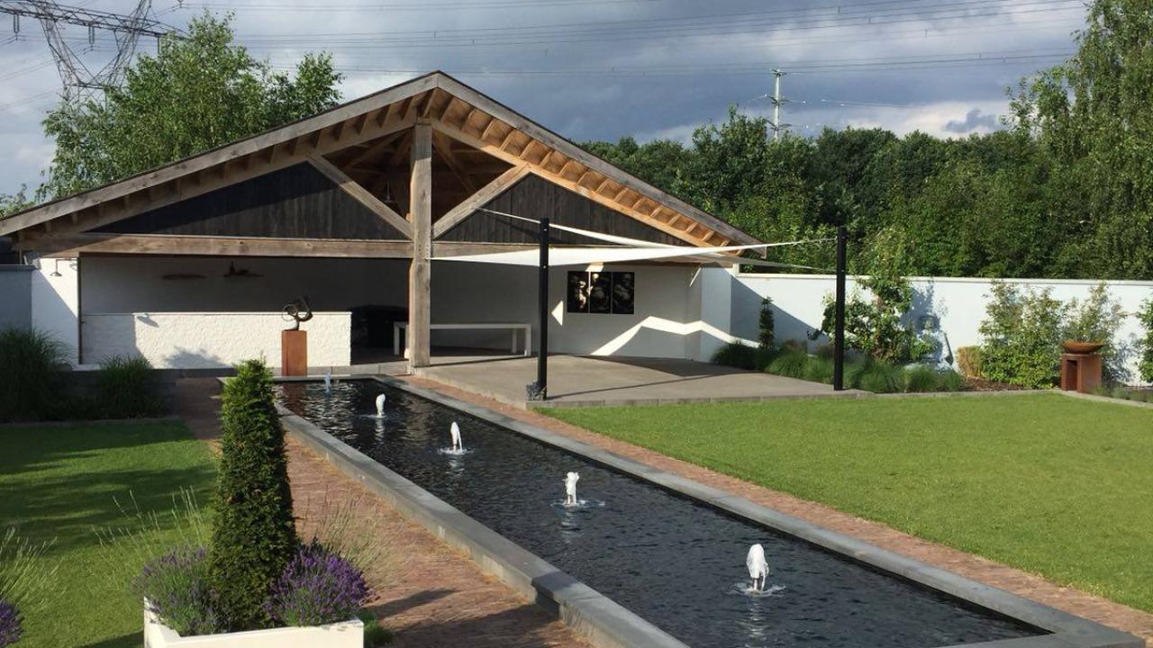 zonnedoek zonnescherm tuin beurs eigen huis