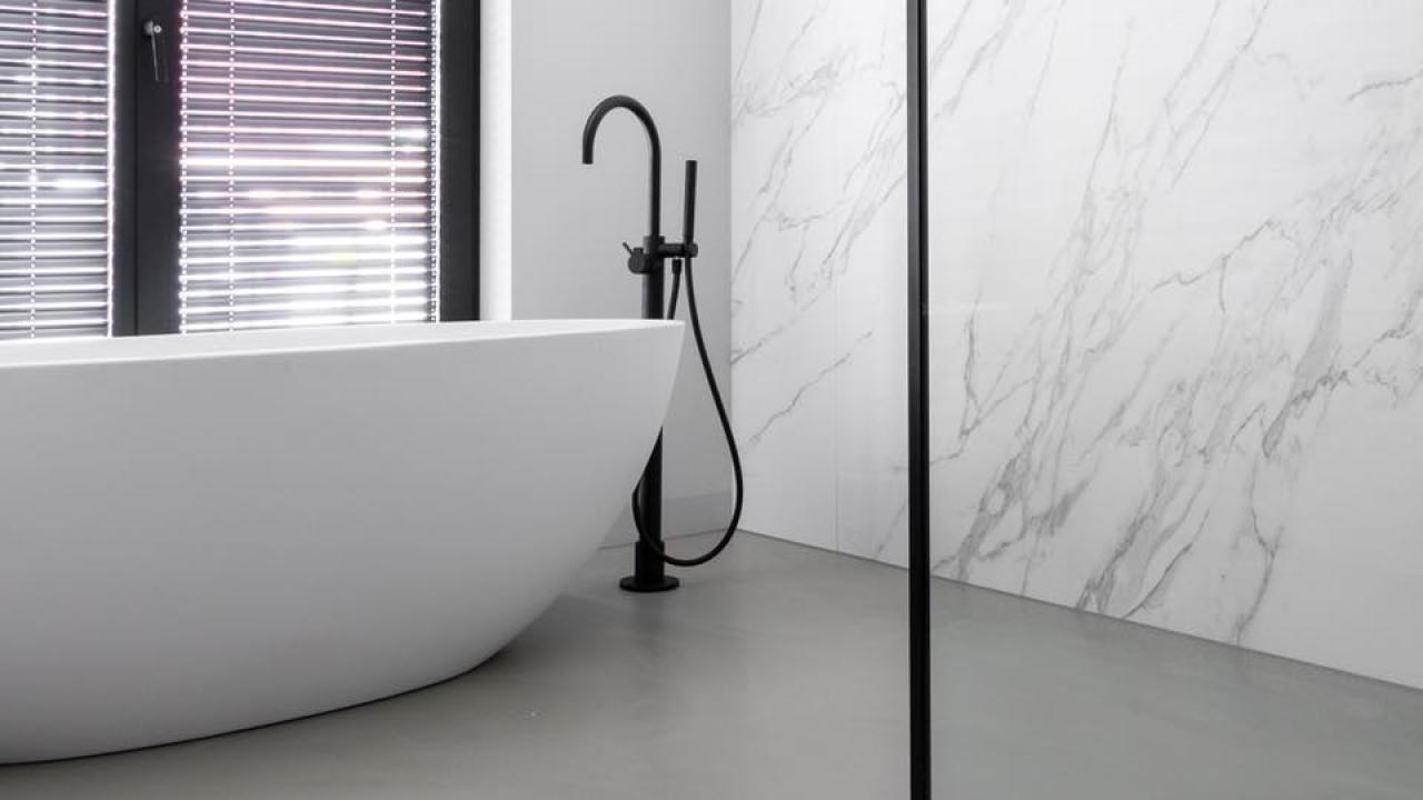 gietvloer badkamer beurs eigen huis