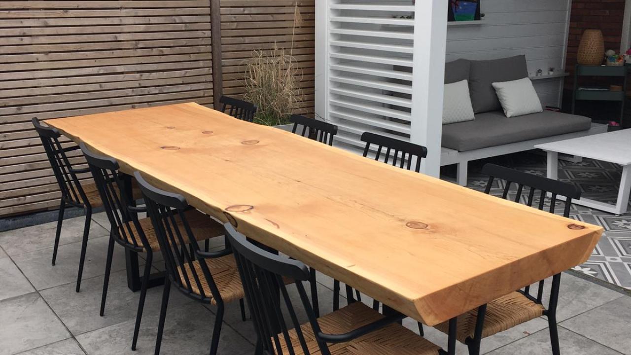 houten tuintafel beurs eigen huis
