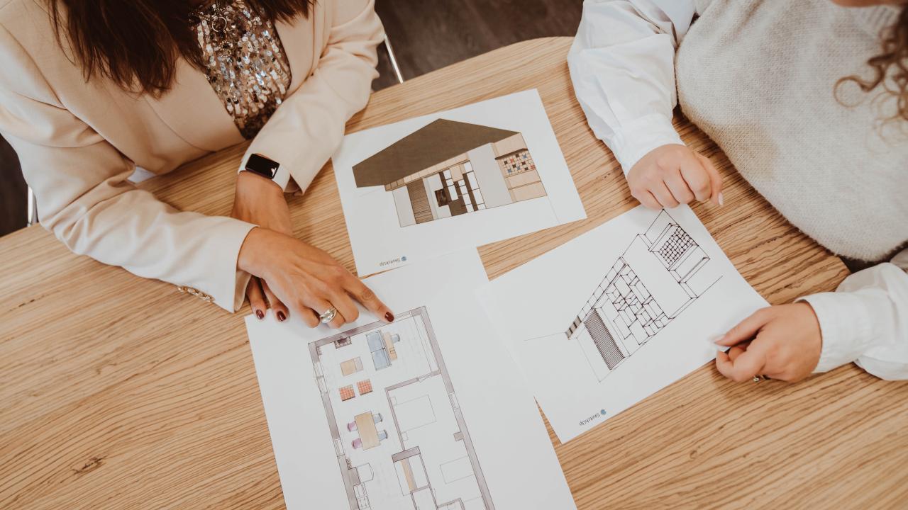 schets interieur beurs eigen huis