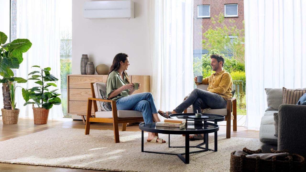 Exposant Mitsubishi Electric Warmtepompen en Airconditioning Voorjaar 2025 BEURS EIGEN HUIS