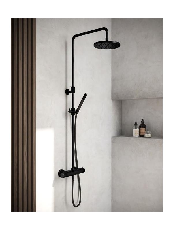 Stortdoucheset douche mat zwart badkamer trends REALISEER JE DROOMHUIS