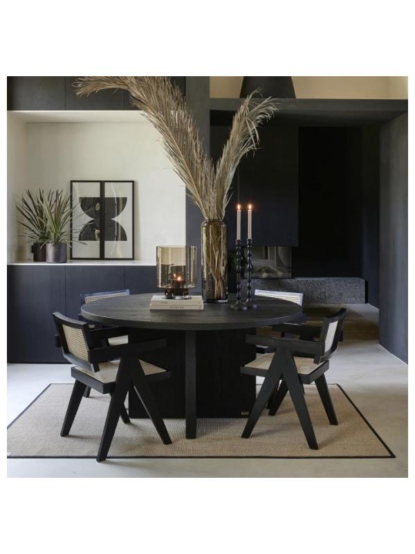 ronde eettafel, knus, gezelligheid, keuken, eetkamer, stoelen, inspiratie, realiseer je droomhuis