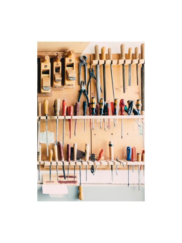 gereedschap, hamer, boor, steeksleutel, schroeven, gereedschapskist, verbouwen, realiseer je droomhuis