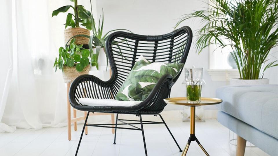 Beurs Eigen Huis interieur advies en inspiratie rotan meubelen