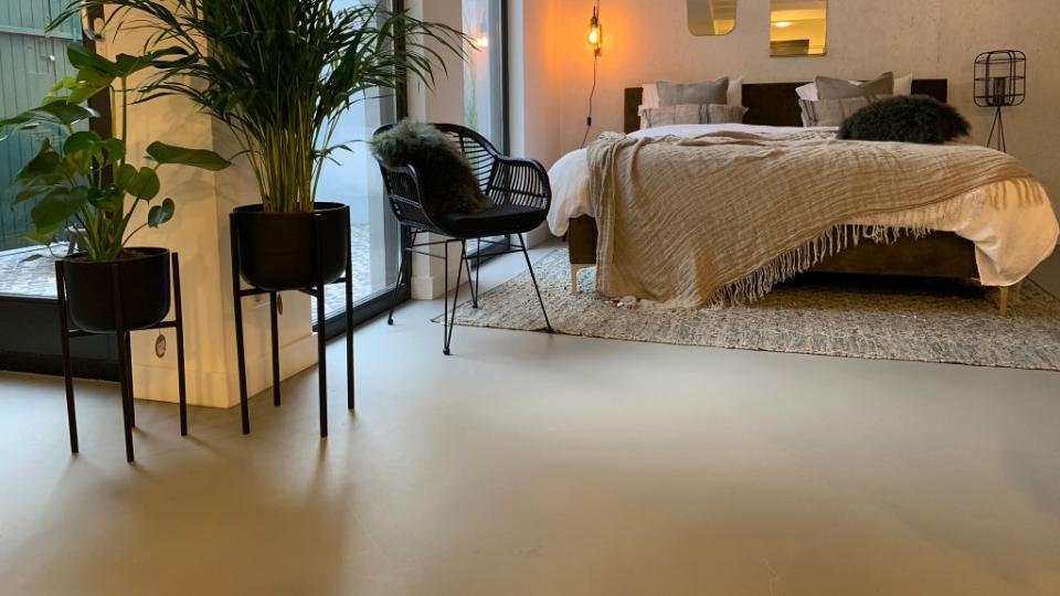 Gietvloer droomhuis Beurs Eigen Huis