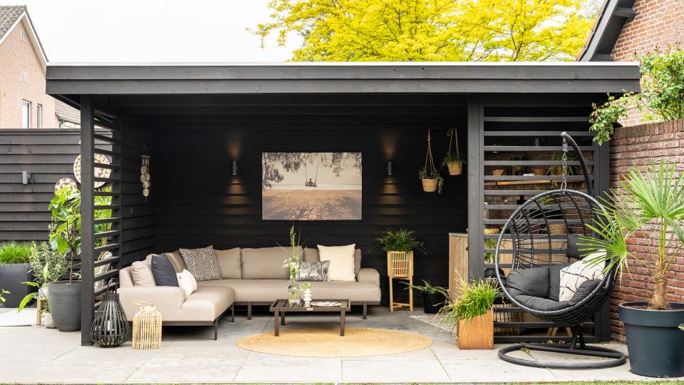 Tuinhuis Overkapping inspiratie trends REALISEER JE DROOMTUIN