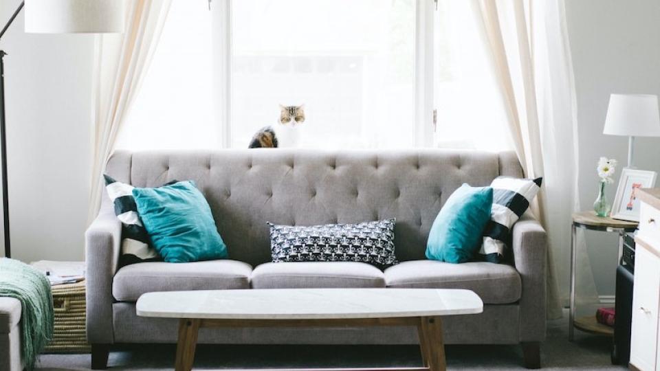 Bank interieur droomhuis Beurs Eigen Huis