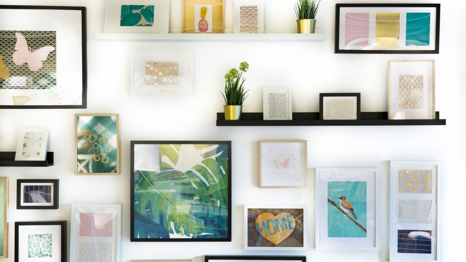 Schilderij poster wanddecoratie REALISEER JE DROOMHUIS