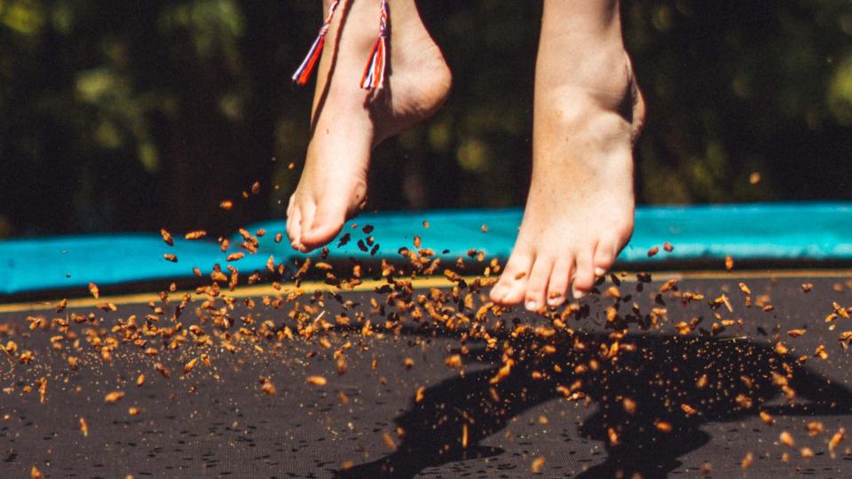 trampoline voeten realiseer je droomhuis